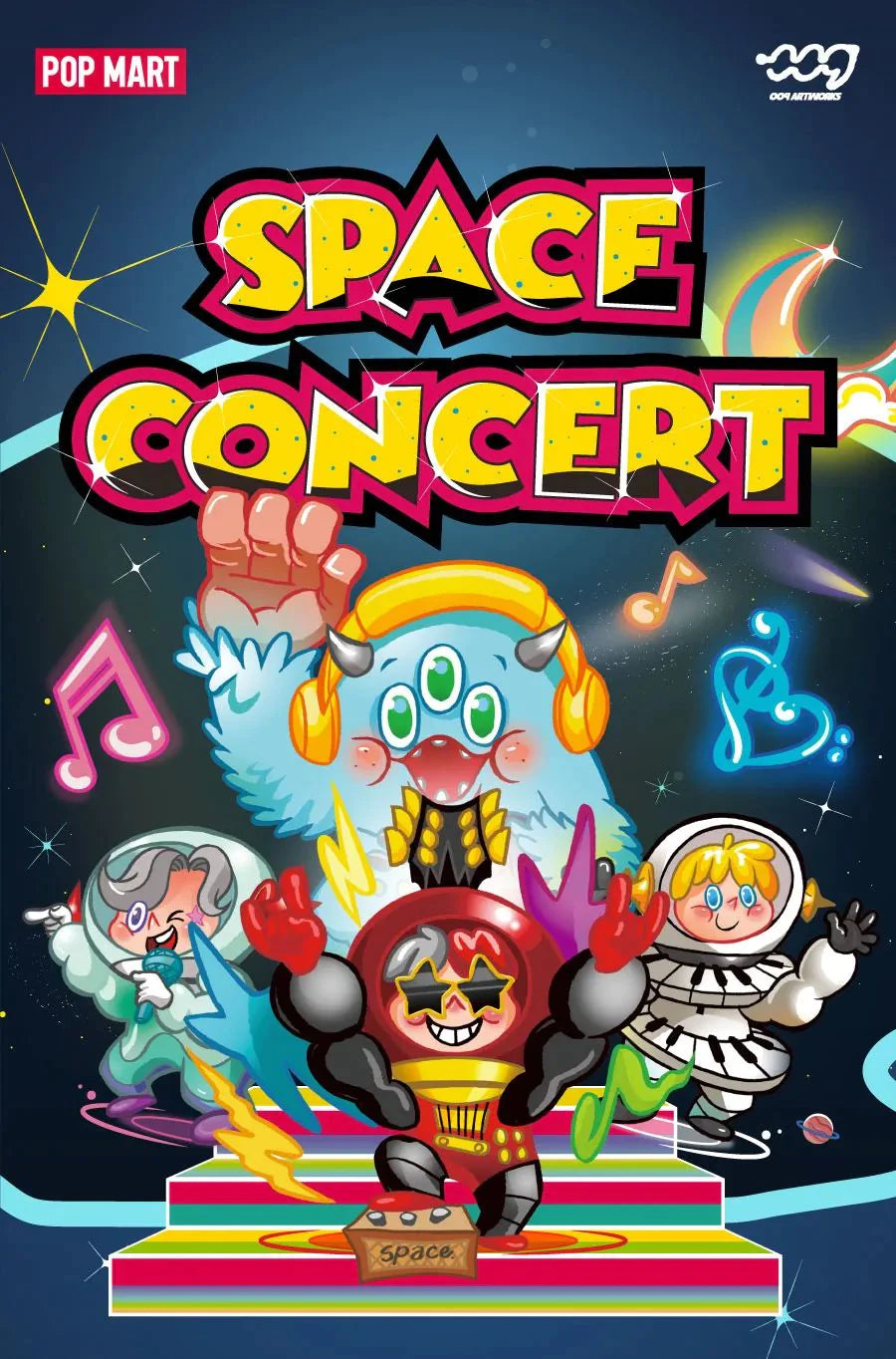 Space Concert Blind Box by 009 Space Walker x POP MART